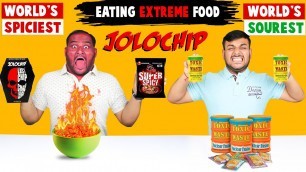 'JOLOCHIP CHALLENGE | Super Spicy Korean Noodles Challenge | Sour Candy Challenge | Viwa Food World'