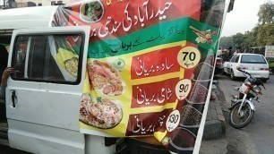 'Man Selling Tasty Haidrabadi Biryani In Van | Street Food Lahore, Pakistan'