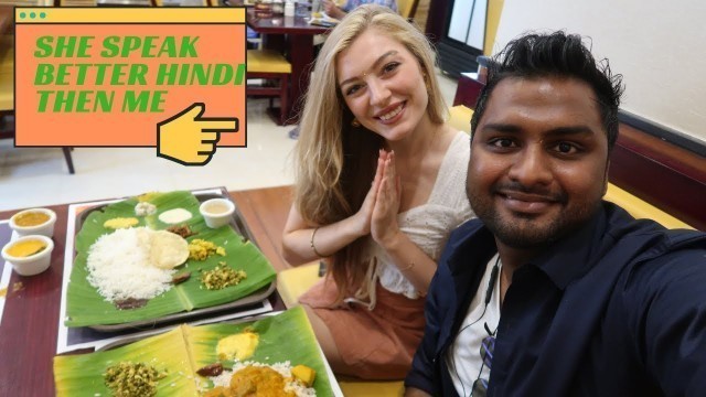 'Trying Indian Food With German Girl In Dubai || Best Food||'