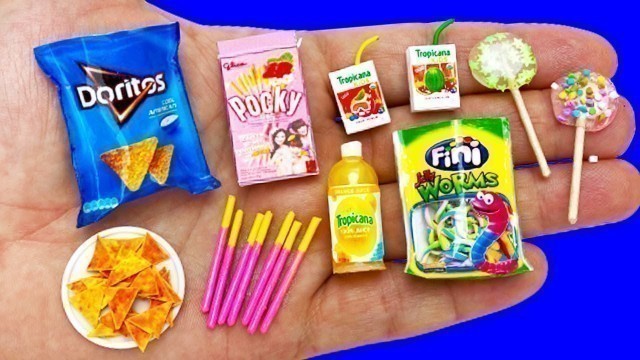 '11 DIY MINIATURE FOOD AND DRINKS HACKS AND CRAFTS !!!!'