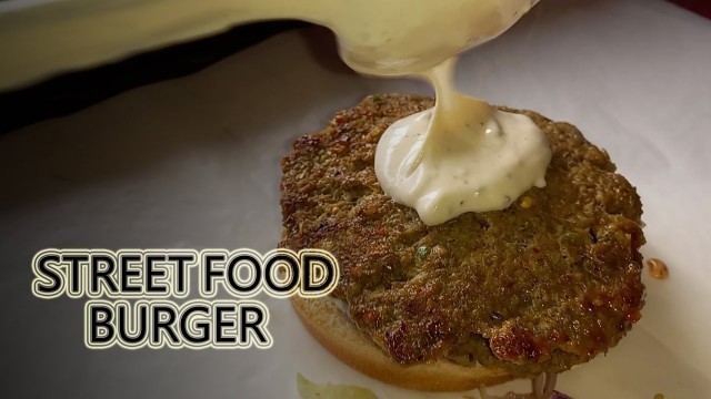 'Hidden Street Food in Pakistan | Shami Burger | Bun Kabab Delicious Street Food'