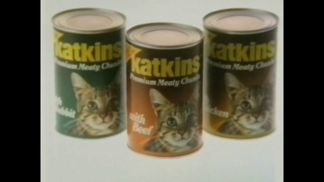 'Katkins Cat Food TV Commercial 1988'