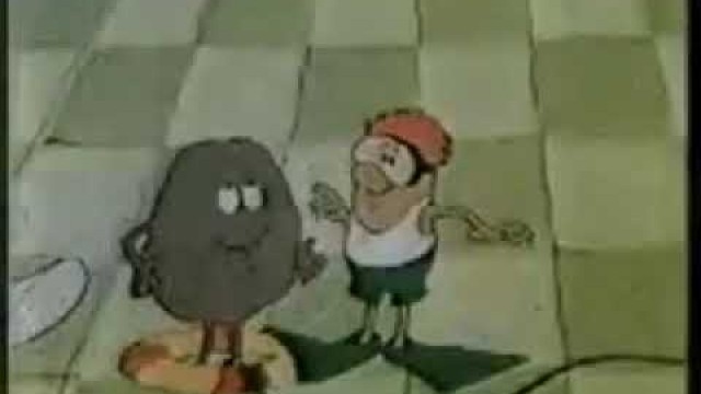 'Don\'t Drown Your Food old PSA from Saturday morning cartoons'