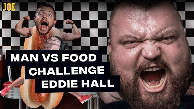 'Man versus food challenge against the world\'s strongest man | Eddie Hall'