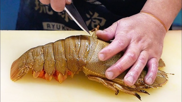 'Japanese Street Food - GIANT BALMAIN BUG Lobster Japan Seafood Okinawa'