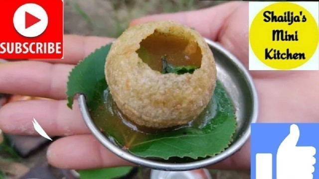 'Miniature Pani Puri || Tiny Pani Puri || Miniature food || Tiny food Key || Mini food key'