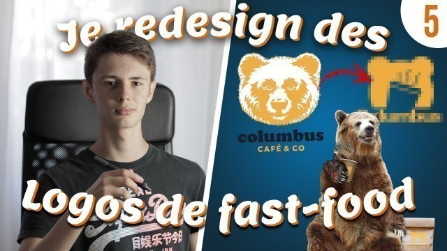 'Je REDESIGN des logos de FAST-FOOD POPULAIRES - Ep. 5 : Columbus café & co'