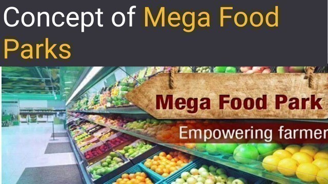 'Concept of Mega Food Parks in Hindi'