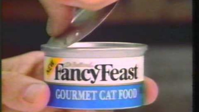 '1989 Fancy feast gourmet cat food from Dr Ballard commercial'