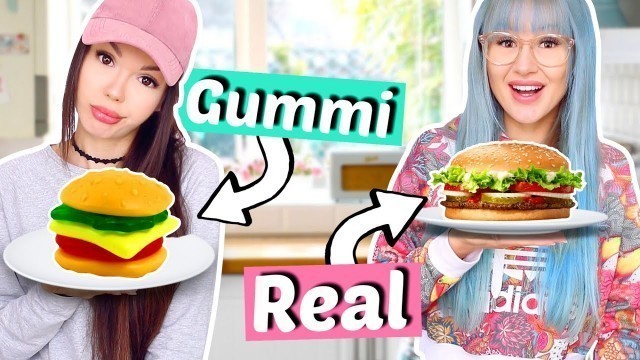 'Gummy Food vs. Real Food 