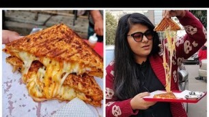 'CHEESE BURST TOAST SANDWICH MAKING AND REVIEW I STREET FOOD INDIA 2018'