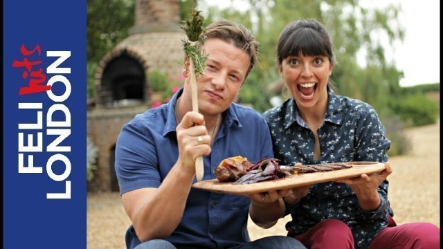 'Skirt Steak, Chimichurri & Veggies | Feli & Jamie Oliver'