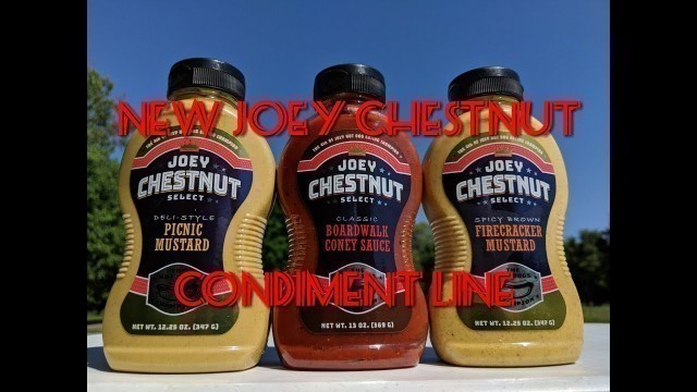 'Joey Chestnut Condiment Review'