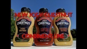 'Joey Chestnut Condiment Review'