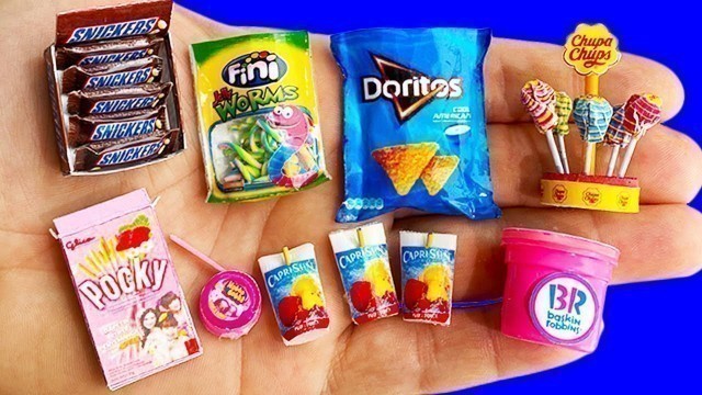 '20 DIY MINIATURE FOOD AND SWEETS HACKS AND CRAFTS COLLECTION !!!!'