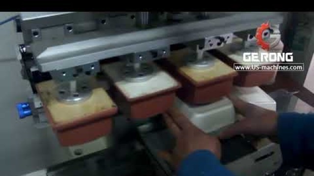 'Disposal fast food case box container automatic logo printing machine printer'