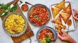 'HIGH PROTEIN INDIAN VEGAN FEAST'