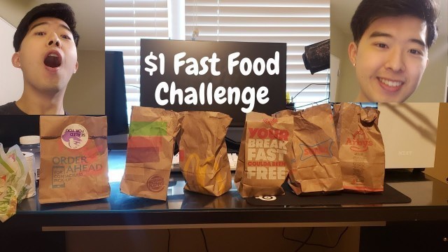 'Korean American trying to use $1 at American fast food chains? (One Dollar Challenge)'