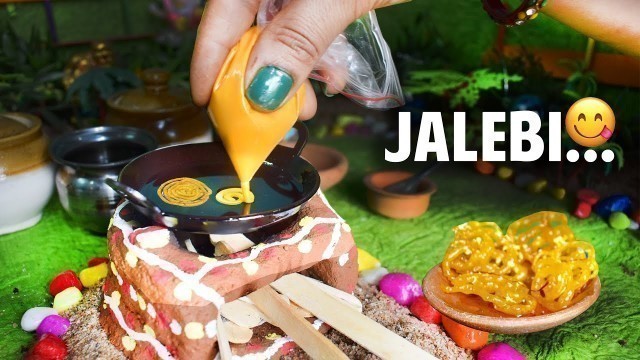 'Miniature Snaks Jalebi Recipe Food Art Indian Food key Miniature Food Mini Tiny Food Jalebi recipe'