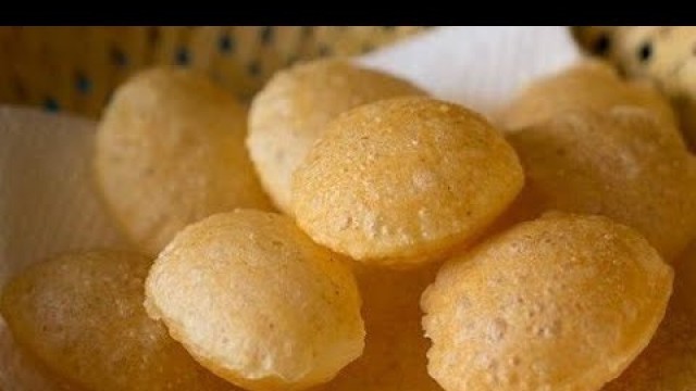 'Bazar jaise Golgappa recipe in hindi घर पर बाजार जैसे कृस्पि  गोलगप्पे कैसे बानऐ आसान विधि'