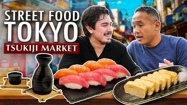 '6 Must Try Japanese Dishes in Tokyo | Tsukiji Street Food'