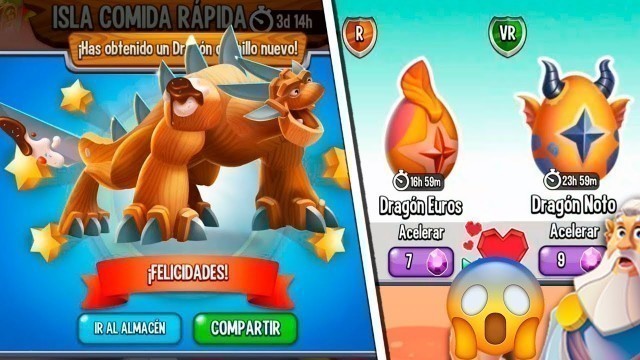 '¡DRAGÓN CUCHILLO CONSEGUIDO, ISLA COMIDA RÁPIDA! [2 CRUCES EXCLUSIVOS] 