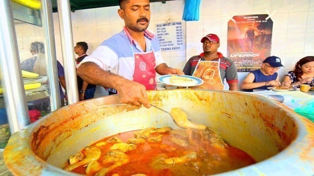 'INDIAN STREET FOOD in Malaysia | SPICY CURRY + BEST Mee Goreng in Penang - Malaysian Street Food'