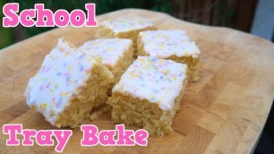 'EASY SCHOOL TRAYBAKE CAKE LOCKDOWN RECIPE! - Yum It'