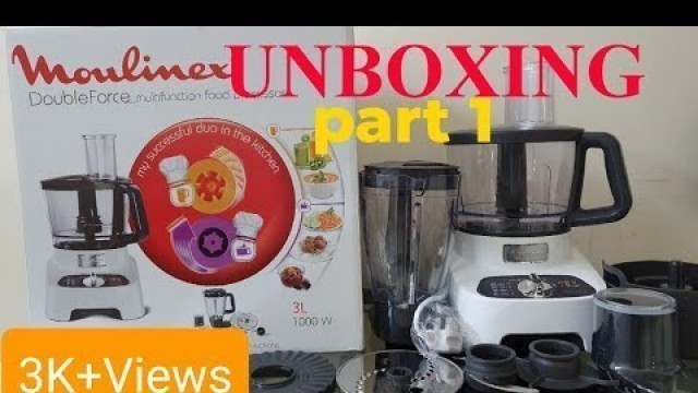 'Moulinex Food Processor UNBOXING/Moulinex Food Processor price in Qatar 2020 | Double Force'