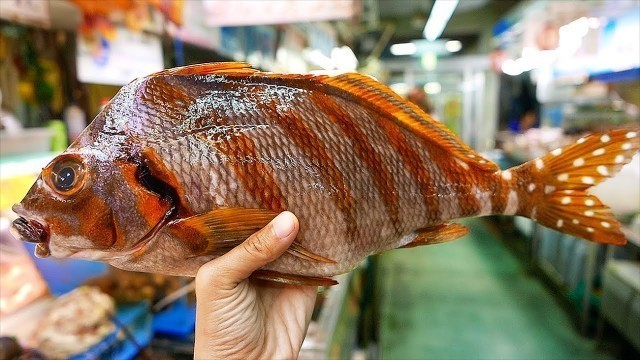 'Japanese Street Food - BAKED FISH SEAFOOD ALFREDO Okinawa Japan'