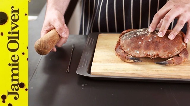 'How To Prep Crab | Jamie\'s Comfort Food | Pete Begg'