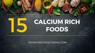 'What Foods Have Calcium - Calcium Rich Foods'