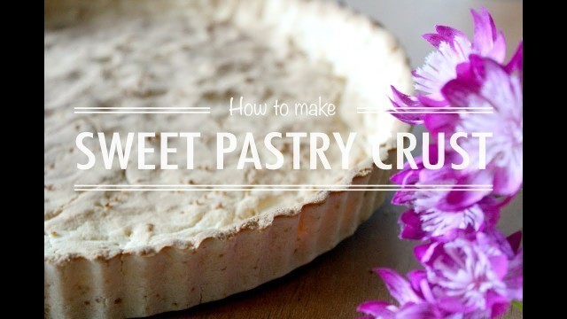 'Coconut flour sweet pastry crust #glutenfree #paleo'