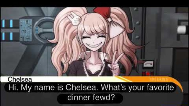 'Hi my name is Chelsea. What’s your favorite dinner fewd?'