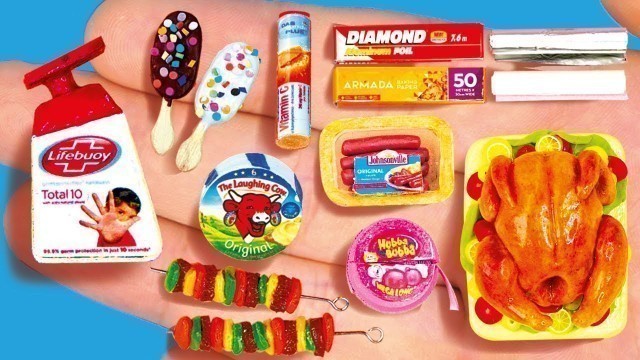 '20 DIY BARBIE MINIATURE IDEAS , Miniature Foods and Crafts'