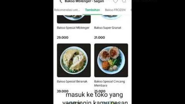 'Cara pesan di grabfood dengan mengunakan kode promo'