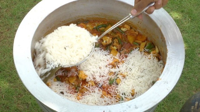 'Veg Biryani Recipe | Street Food'