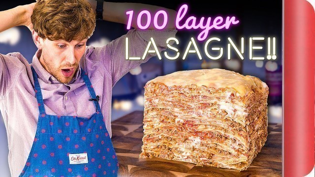 'Mystery Box Challenge | Making a 100 Layer Lasagne!!'