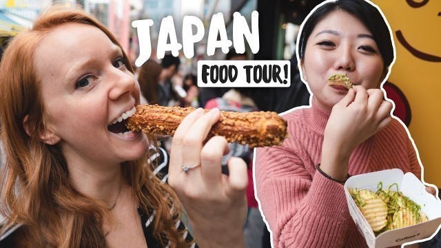 'JAPANESE STREET FOOD TOUR With CupofTJ!! (Harajuku - Tokyo, Japan)'