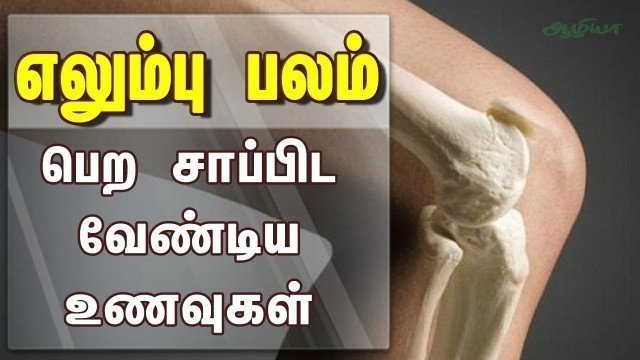 'Calcium Rich Foods in Tamil | எலும்பு பலம்  பெற | கால்சியம் சத்து நிறைந்த உணவுகள்'