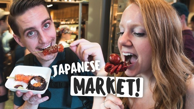 'JAPANESE STREET FOOD TOUR! - Nishiki Market (Kyoto, Japan)'