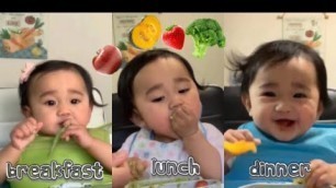 'WHAT MY 8 MONTH OLD BABY EATS IN A DAY | JAPAN LIFE'