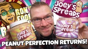 'JOEY\'S SPREADS FLAVOURED PEANUT BUTTER!! SALTED CARAMEL & BIRTHDAY CAKE!! TASTE AND REVIEW!!'