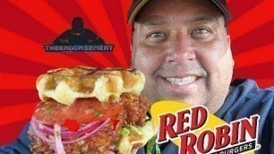 'Red Robin® The Bee\'s Knees Chicken and Waffles Sandwich Review with The Endorsement!'