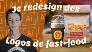 'Je REDESIGN des logos de FAST-FOOD POPULAIRES - ep. 04 : Denny\'s'