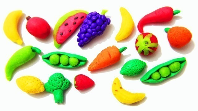 'DIY - Miniature Play-doh Fruits - simplekidscrafts'