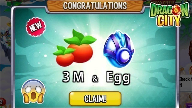 'Dragon City - Claims 3 Million Foods + Arctic Guardian Dragon | ARENA REWARDS 