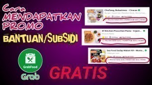 'Cara Membuat Promosi Di Grabfood Merchant Bersubsidi 2020'