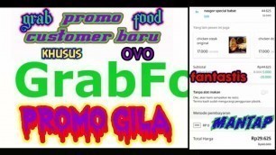 'Cara mendapatkan promo grabfood khusus customer baru | promo terbaru grabfood'