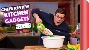 'Chefs Review Kitchen Gadgets Vol.10 (Ft. The Automatic Plate Washer!?)'